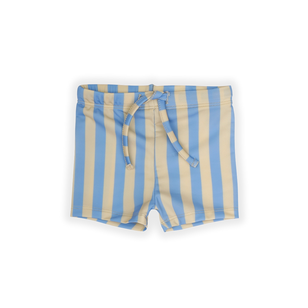 Sproet Striped Jersey Shorts- Sesame