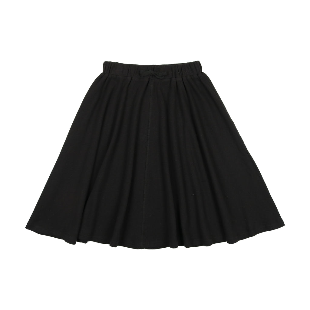 Lil Legs Ribbed Skirt- Black