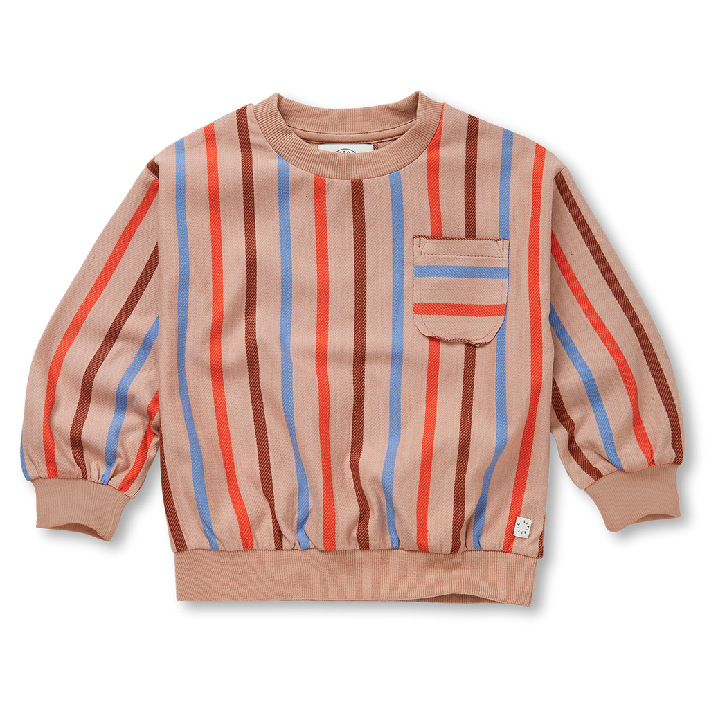 Sproet Multi Color Stripe Sweatshirt