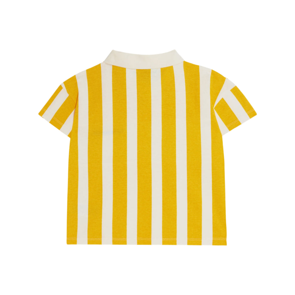 The Campamento Yellow Stripe Polo