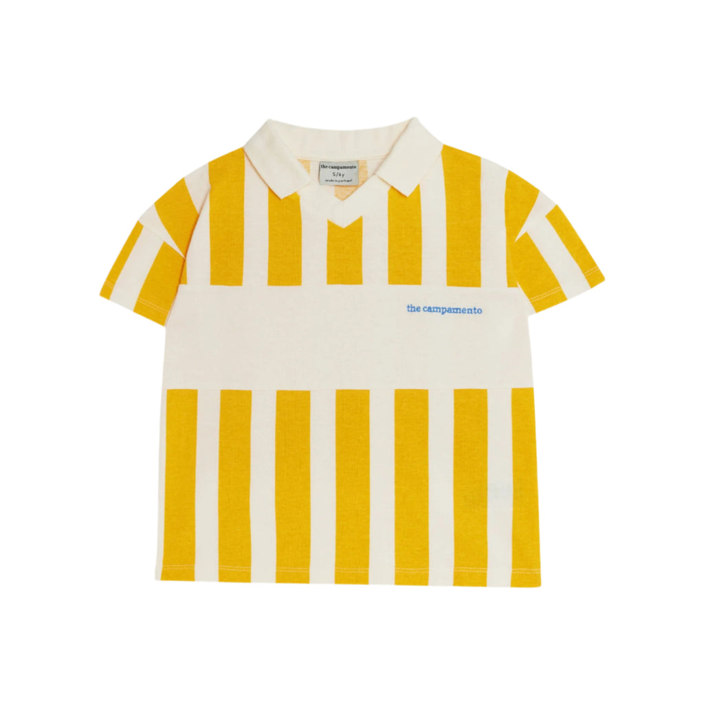 The Campamento Yellow Stripe Polo