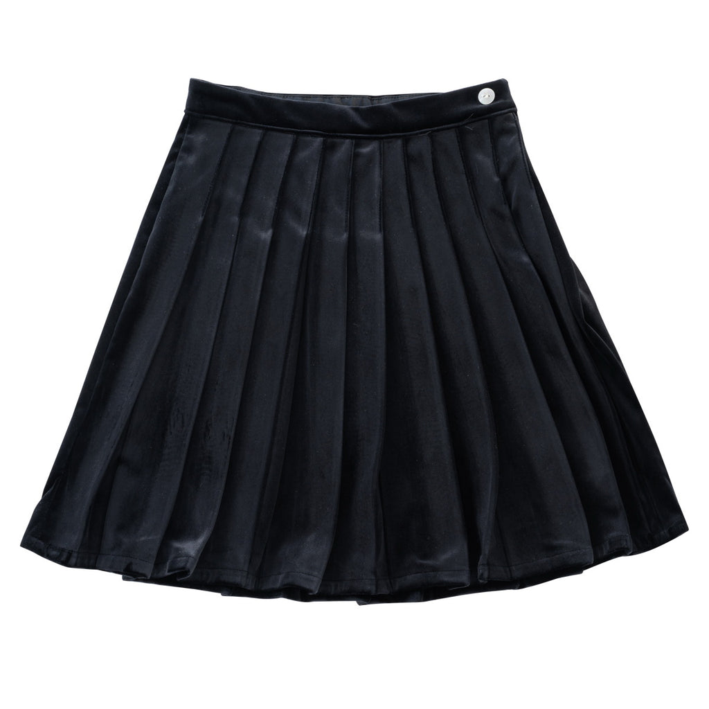 Klai Velvet Skirt-Black