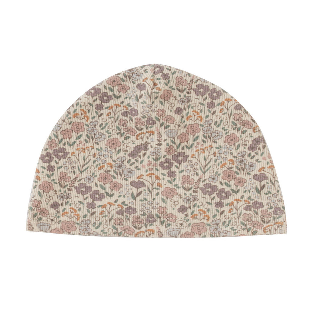 Kipp Floral Footie and Hat Set- Pink