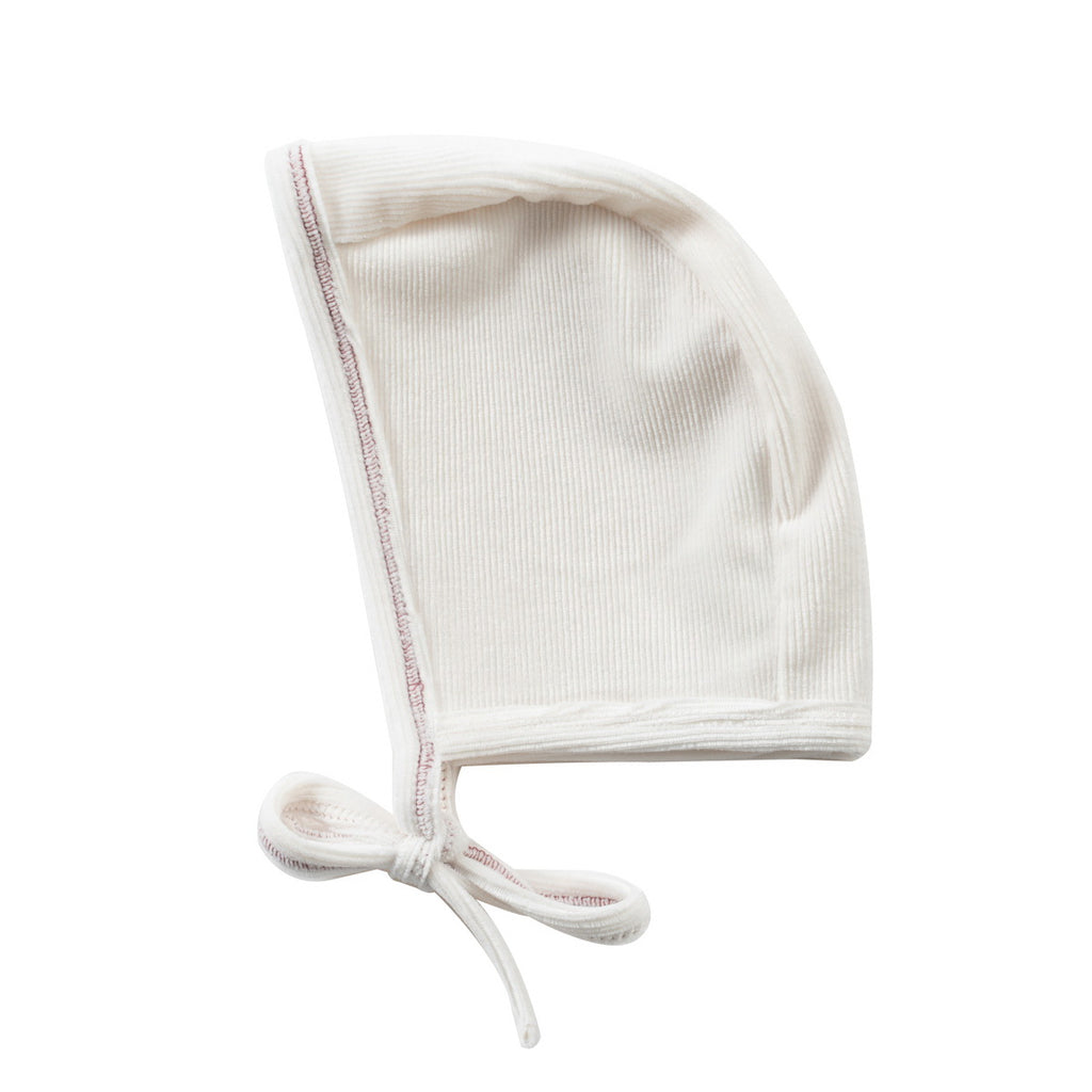 Kipp Edge Stitch Footie and Bonnet Set- Mauve