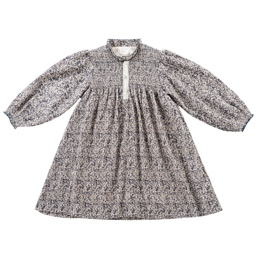 Kipp Smocked Crinkle Dress