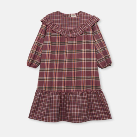 Cozmo Ayana Plaid Dress