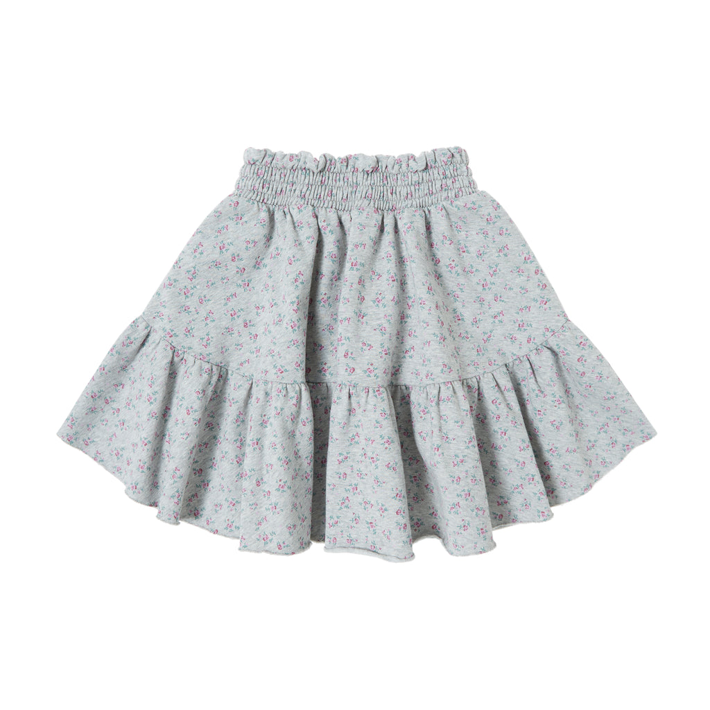 Tocoto Vintage Plush Flower Mini Skirt