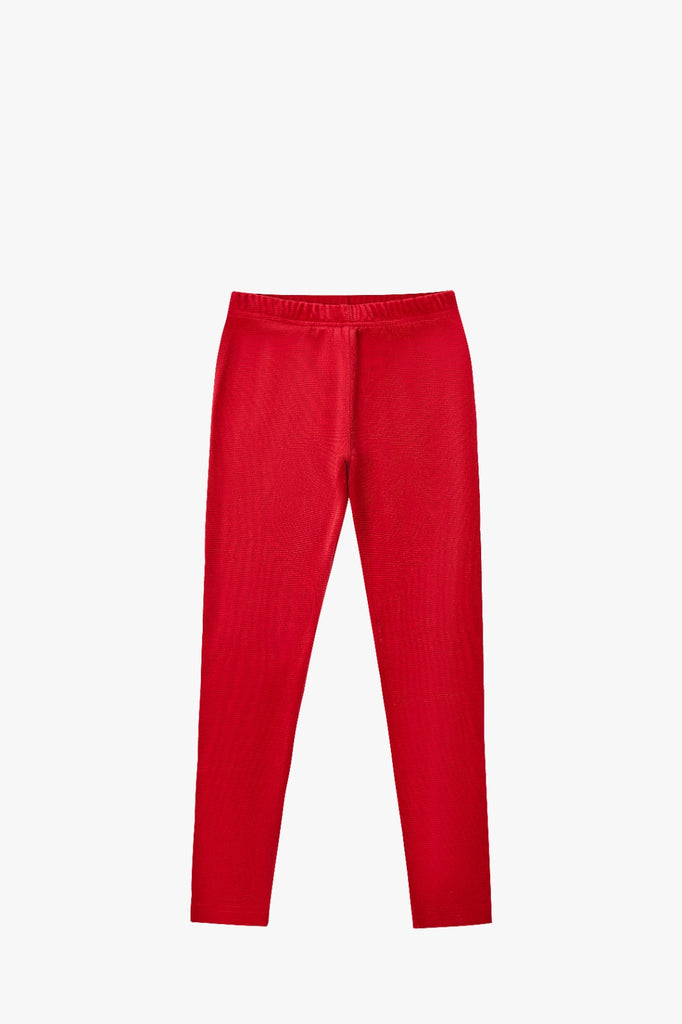 Crew Rib Velour-Red