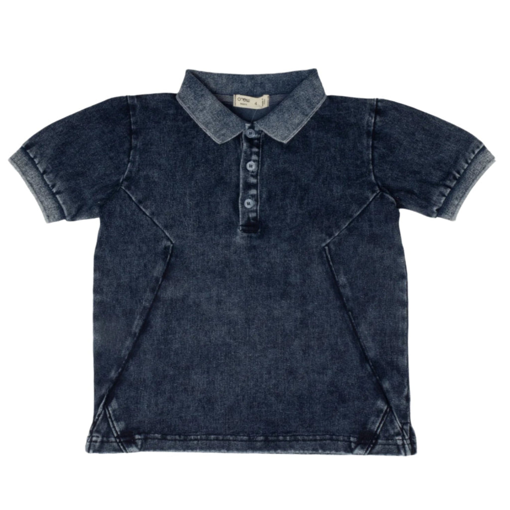 Crew Denim Polo