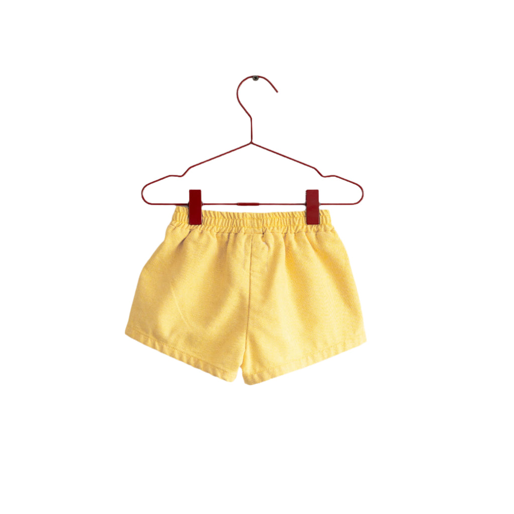 Please Mom Yellow Denim Shorts