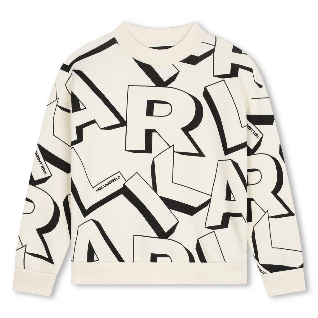 Karl Lagerfeld All Over Print Sweatshirt