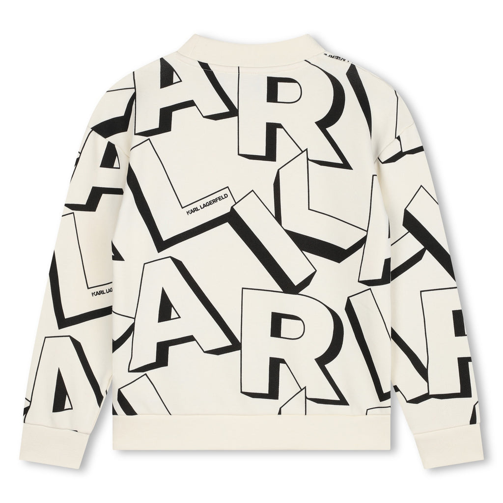 Karl Lagerfeld All Over Print Sweatshirt