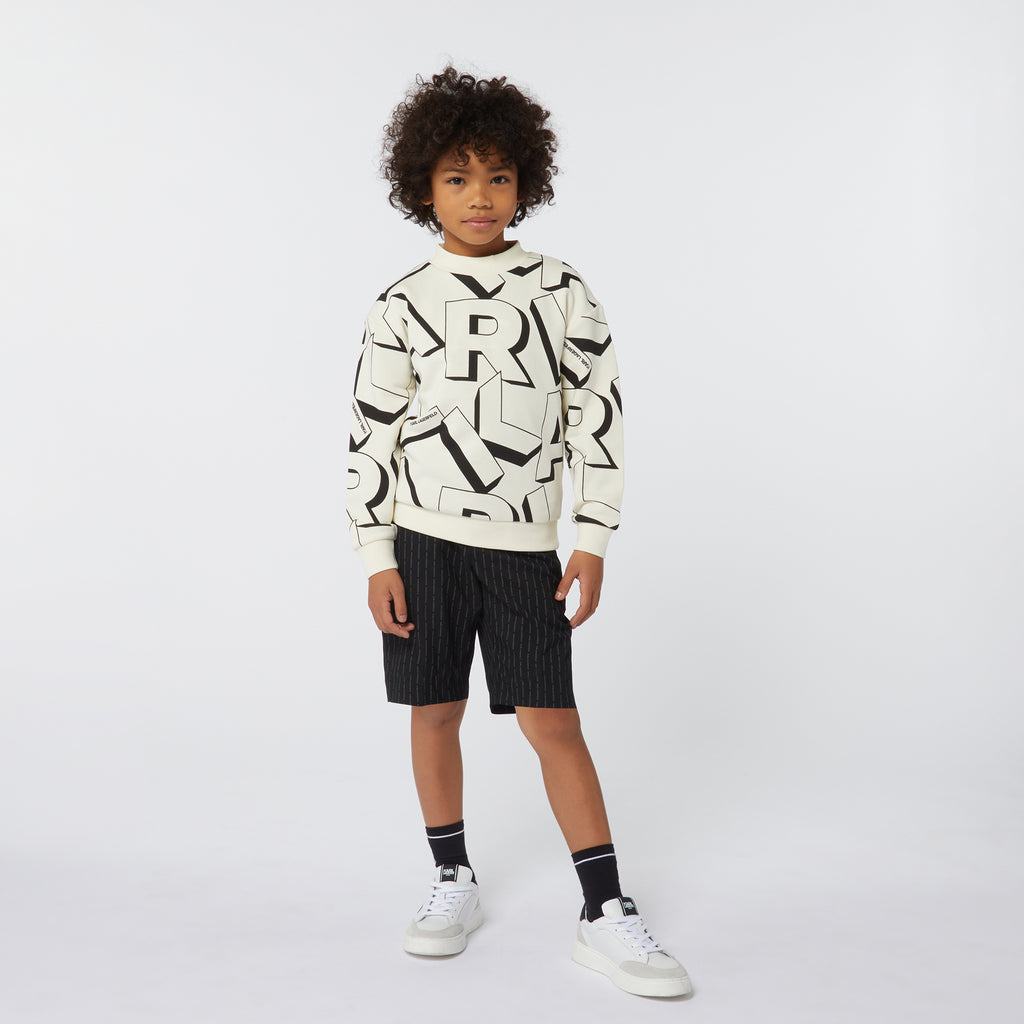 Karl Lagerfeld All Over Print Sweatshirt