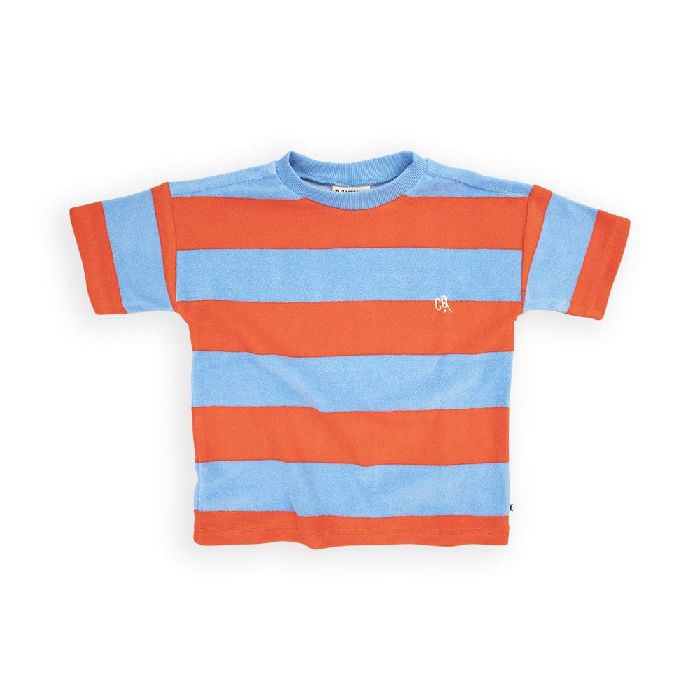 Carlinq Striped Oversized T-shirt- Red/Blue – JellyBeanz Kids