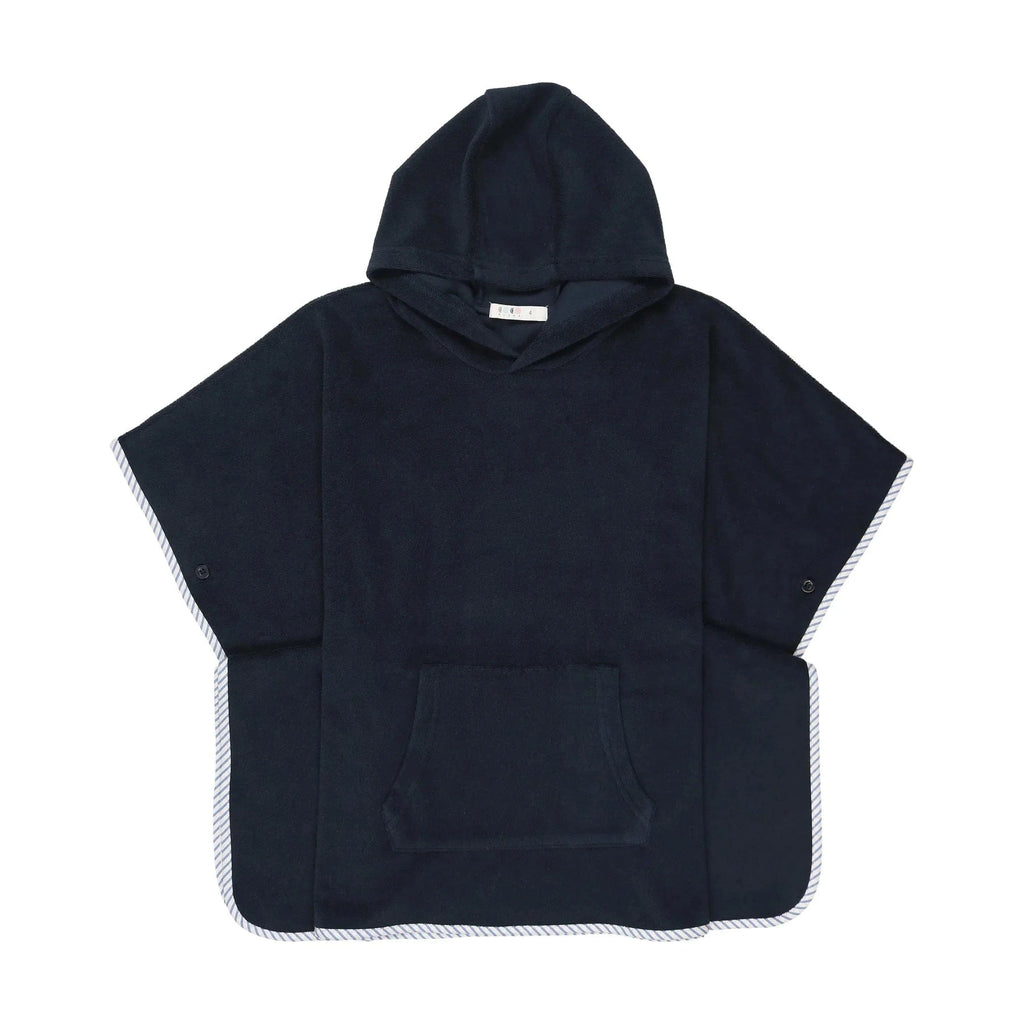 Coco Blanc swimwear Jellybeanzkids Coco Blanc Navy Terry Poncho