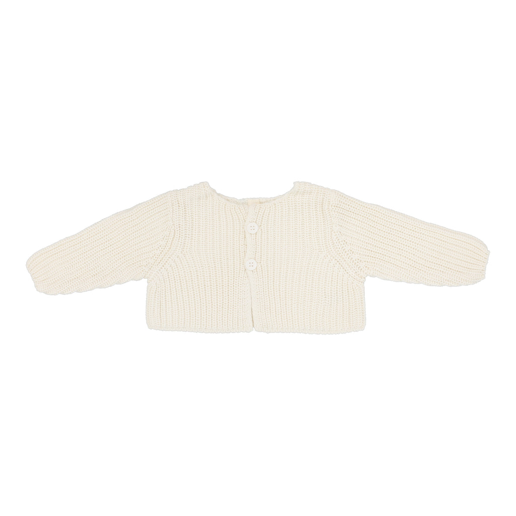 Lilette Chunky Knit Shrug- Cream