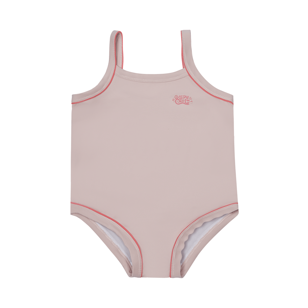Crew Bathing Suit Jellybeanzkids Crew Coastal Swimsuit- Pink