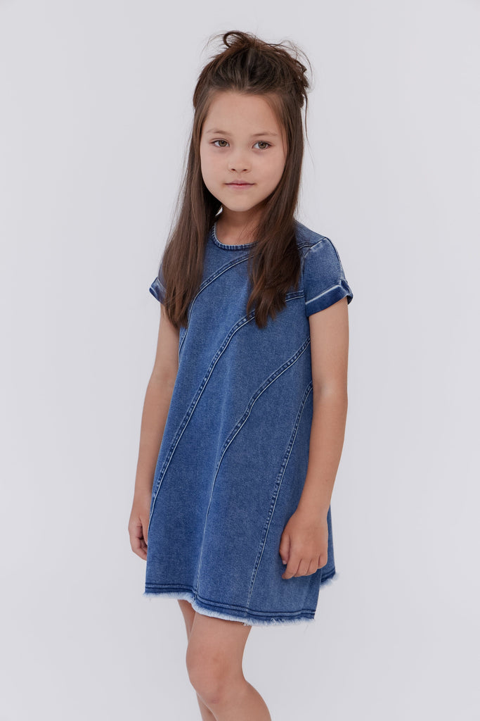 Crew Dress Jellybeanzkids Crew Stitch Patch Dress