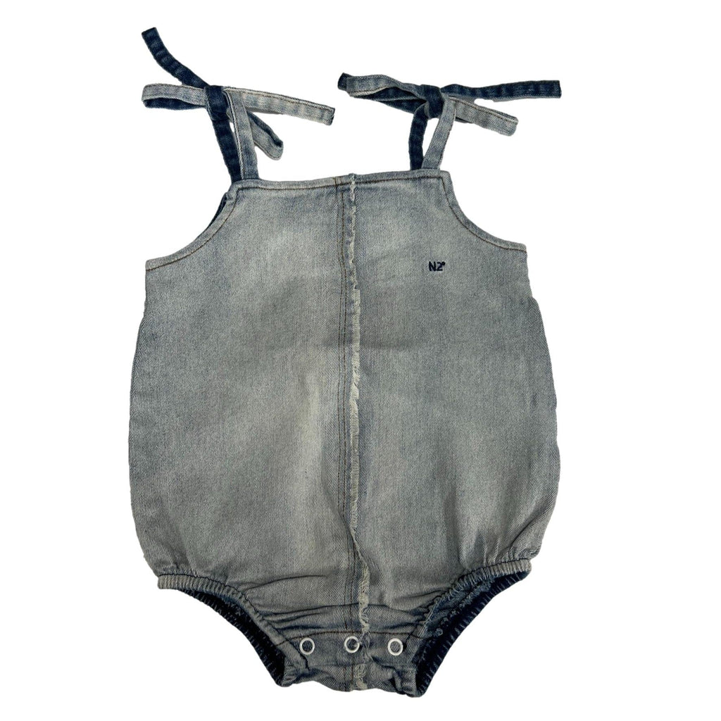 Crew Romper Jellybeanzkids Crew Denim Two Tone Bubble