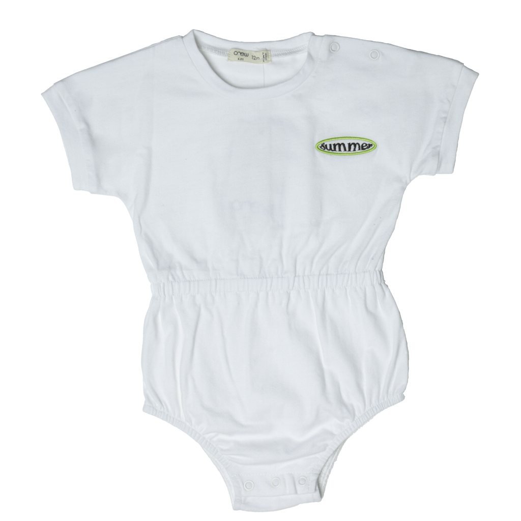 Crew Romper Jellybeanzkids Crew Stitch Patch Bubble