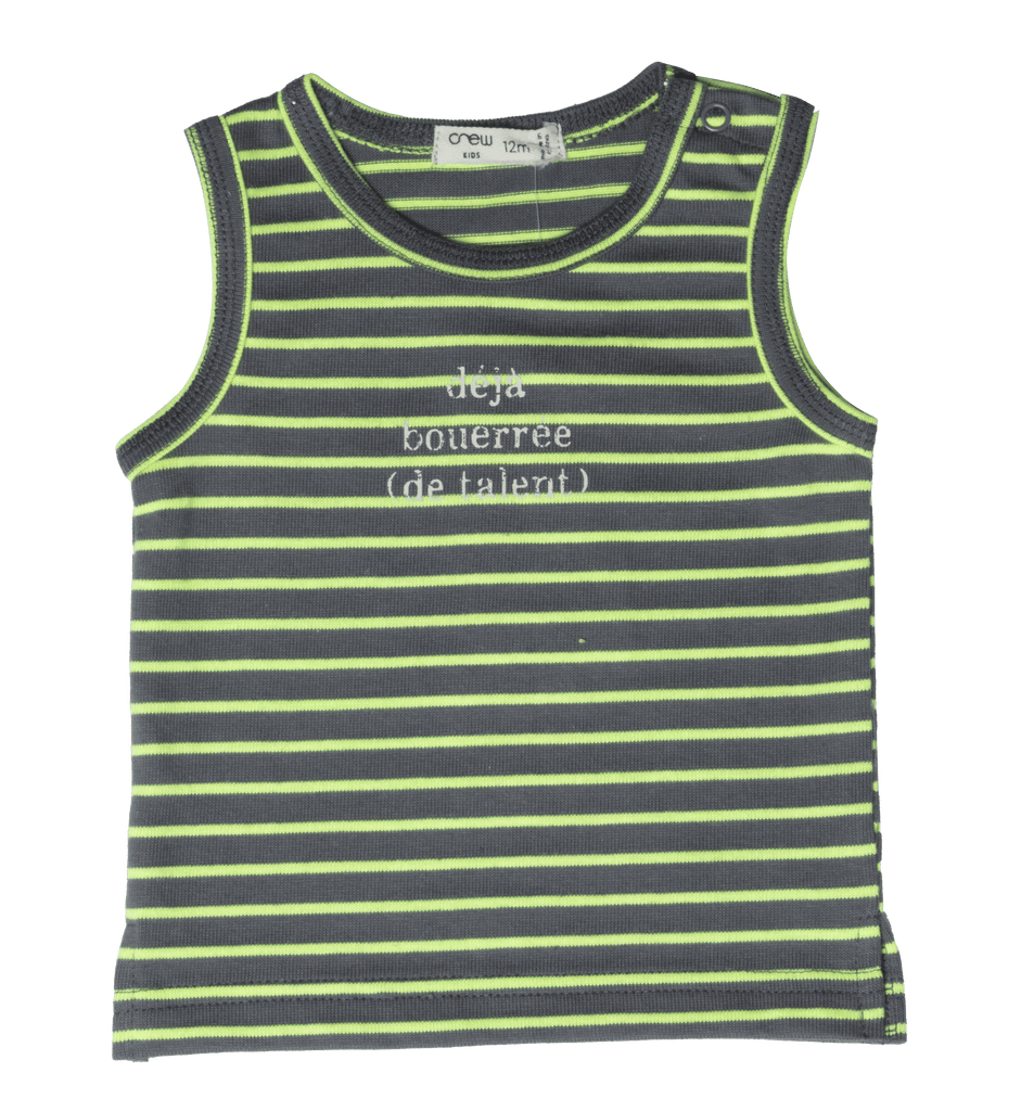 Crew set Jellybeanzkids Crew Neon Stripe Set-Green