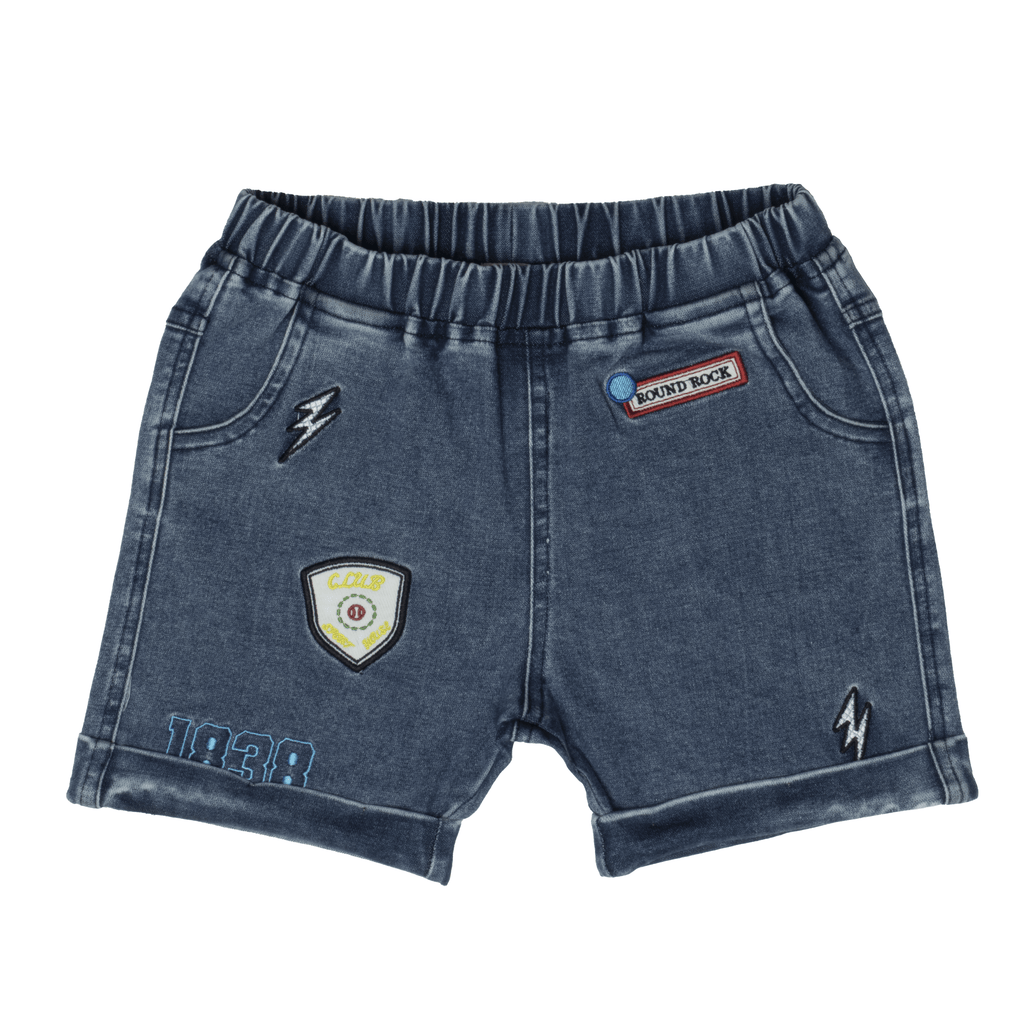 Crew Shorts Jellybeanzkids Crew Stitch Patch Shorts