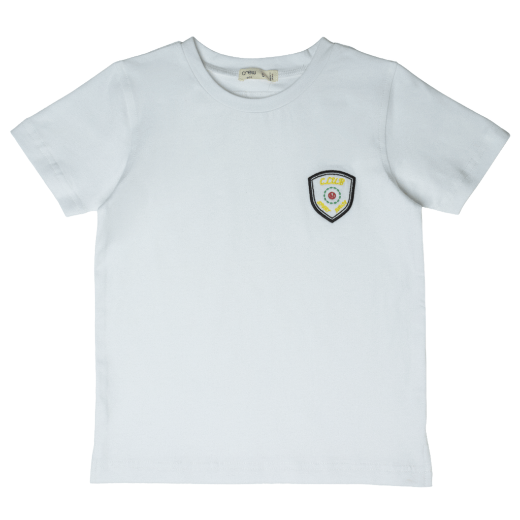 Crew T-shirt Jellybeanzkids Crew Stitch Patch Tee