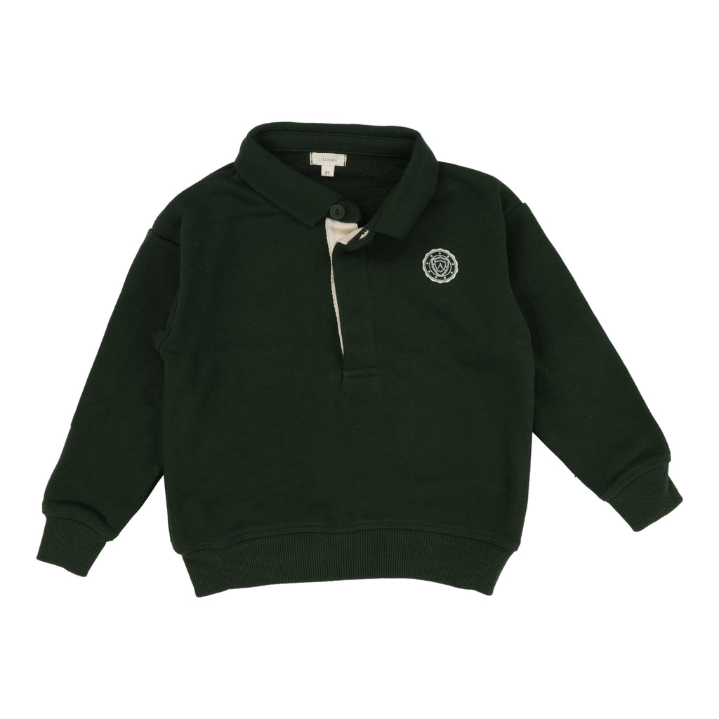 Lil Legs Logo Sweatshirt Polo - Green