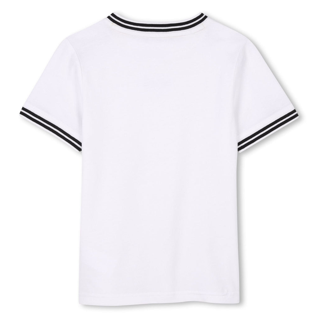 DKNY T-shirt Jellybeanzkids Dkny Logo Short Sleeve T-shirt-White