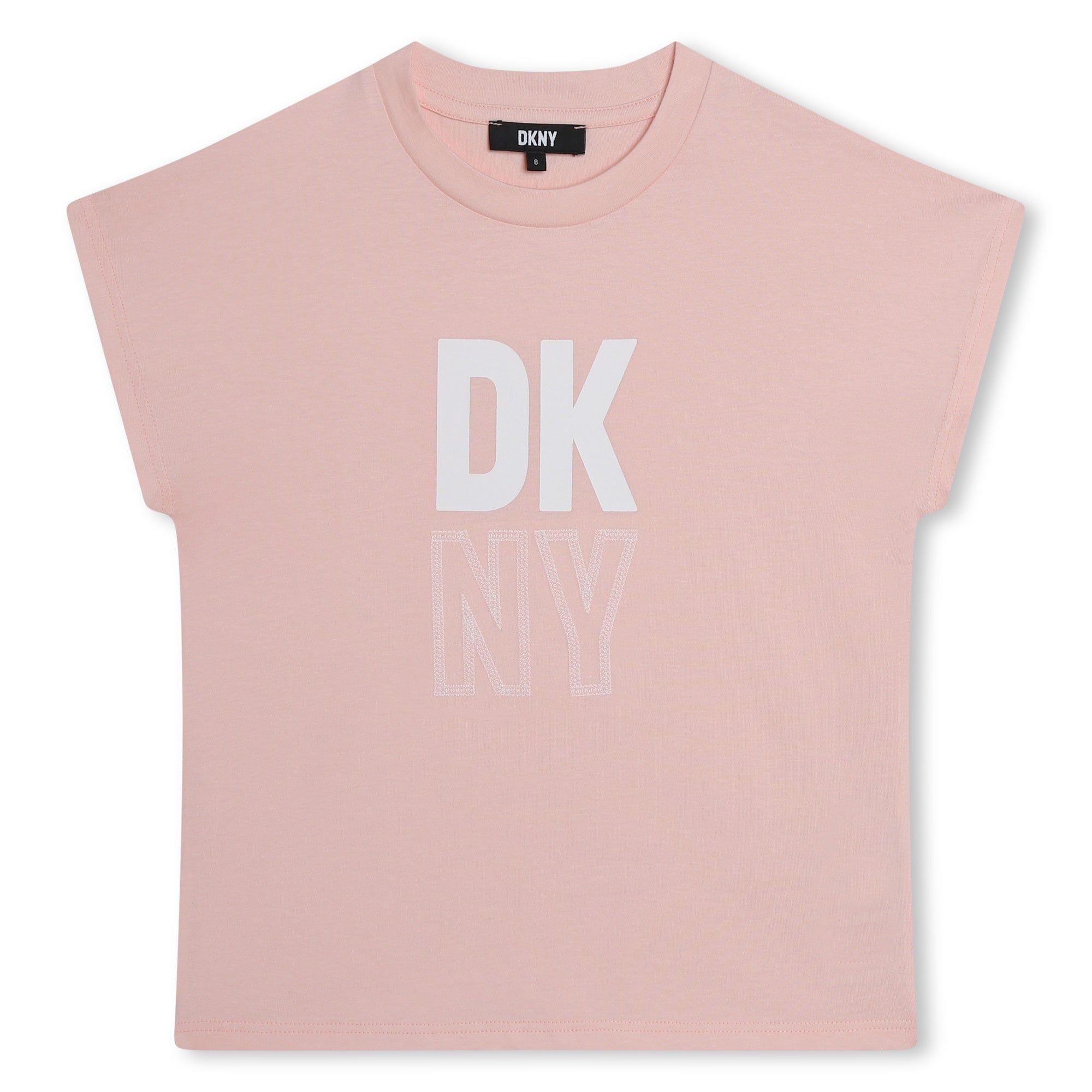 DKNY Logo Tee - Pink - 4