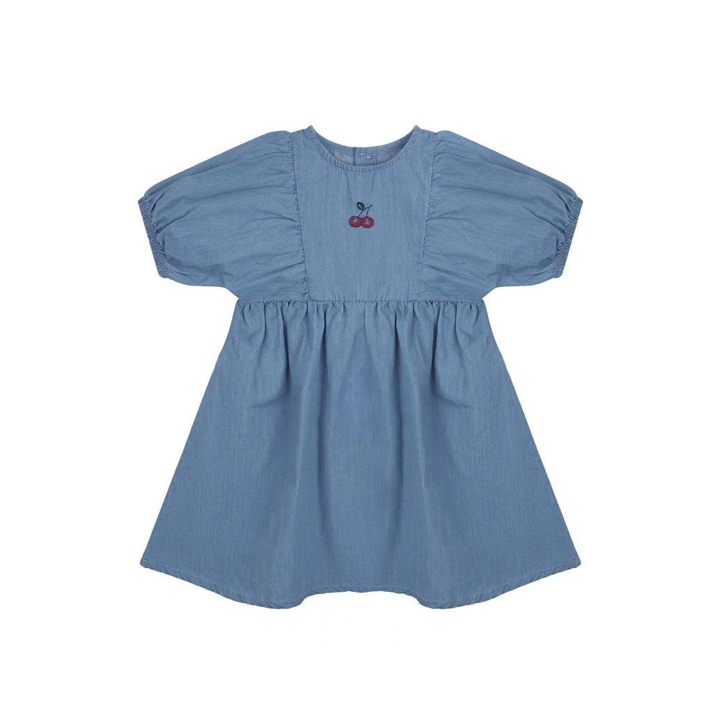 Tricot Bebe Denim Cherry Dress