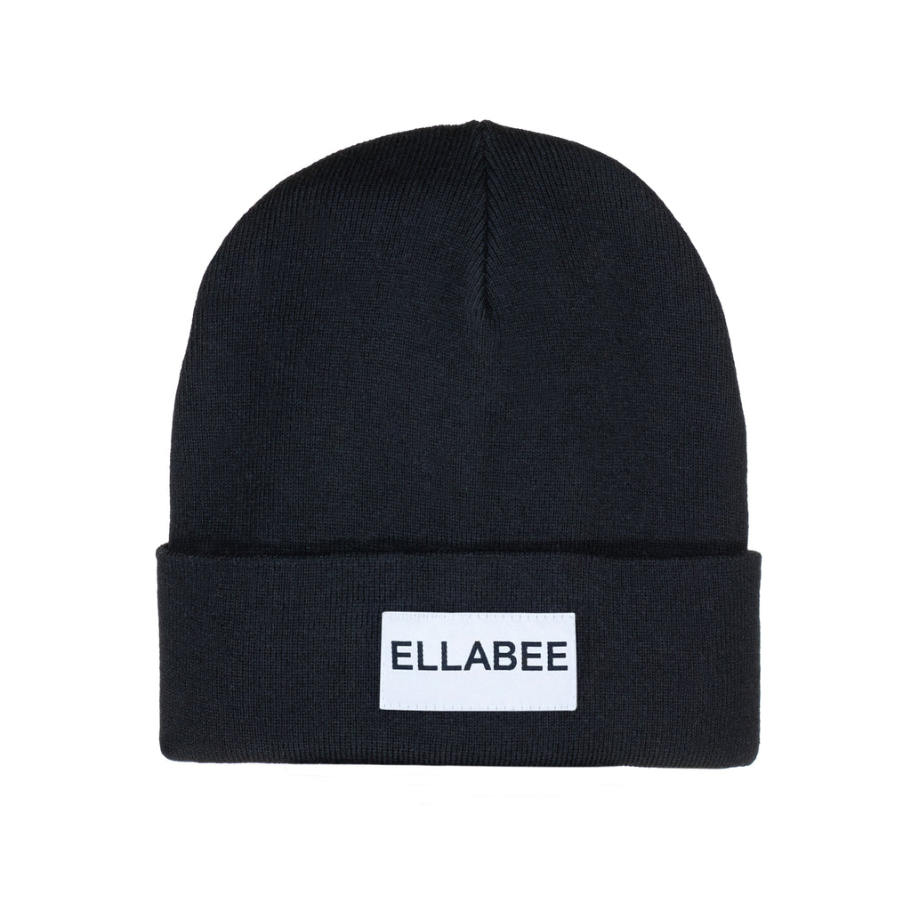 Ellabee Beanie Jellybeanzkids Ellabee Knit Beanie - Black