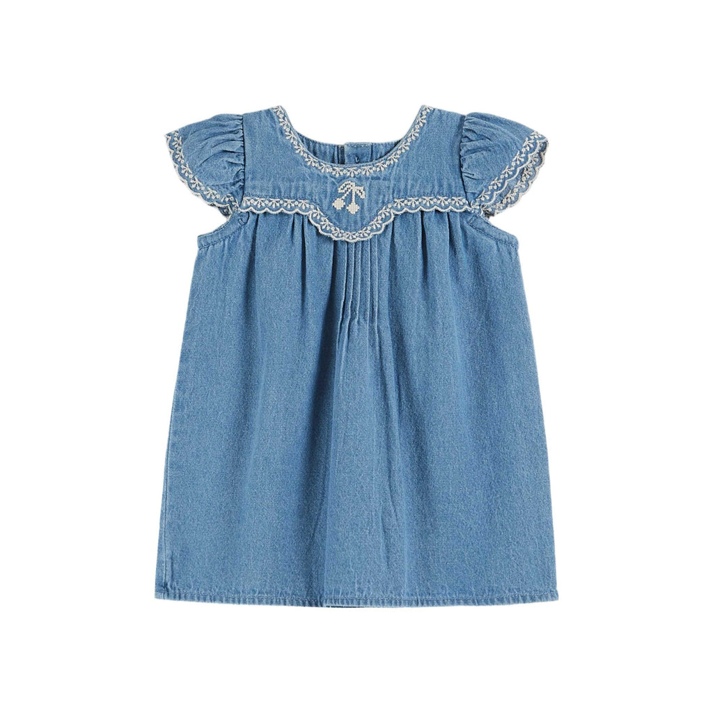 Emile et Ida Dress Jellybeanzkids Emile Et Ida Bebe Brodee Cerises Baby Dress