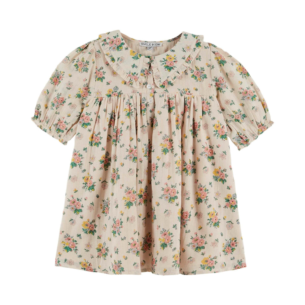 Emile et Ida Dress Jellybeanzkids Emile Et Ida Rose Ample Printemps Dress