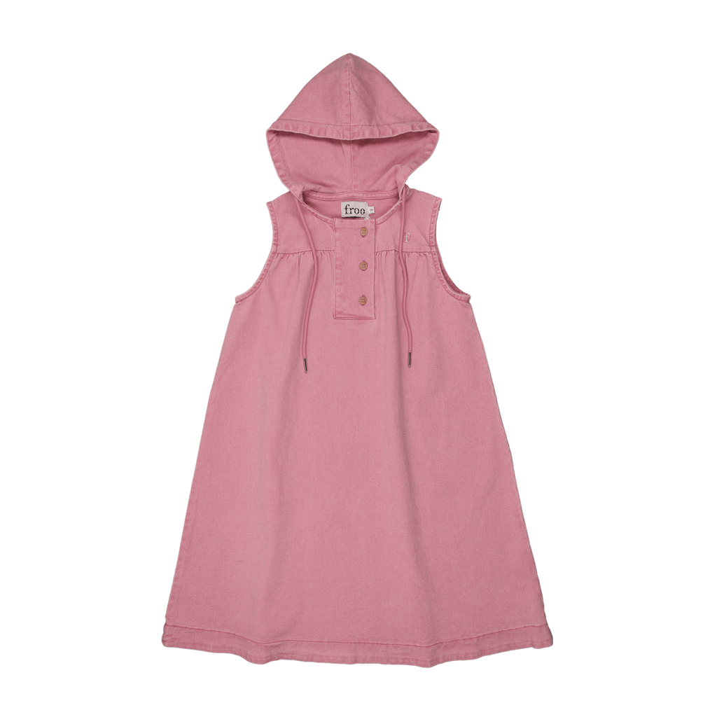 Froo Style dress Jellybeanzkids Froo Steph Dress- Denim Pink