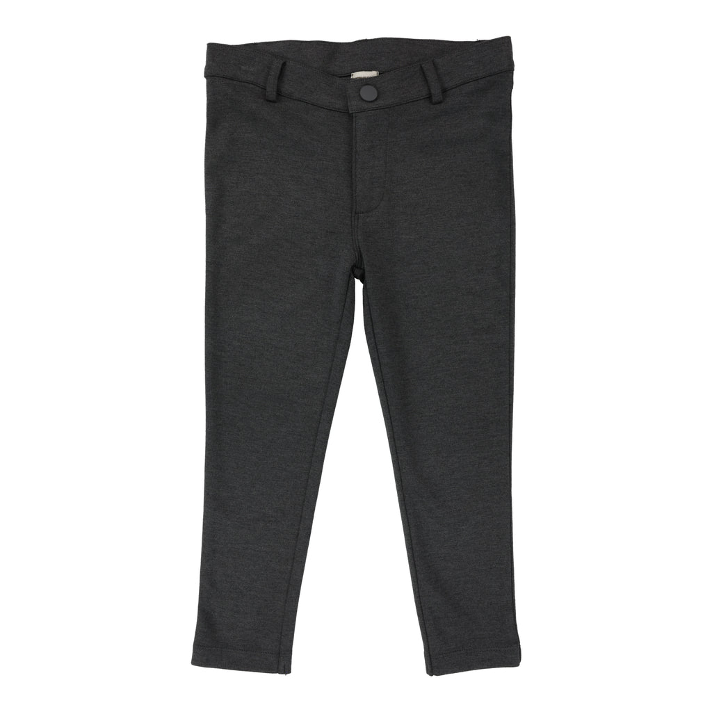 Analogie Knit Boys Stretch Pants- Heather Grey