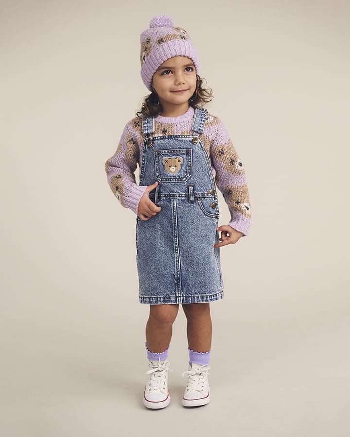 Huxbaby Dress Jellybeanzkids Huxbaby Dreamy Denim Pinafore