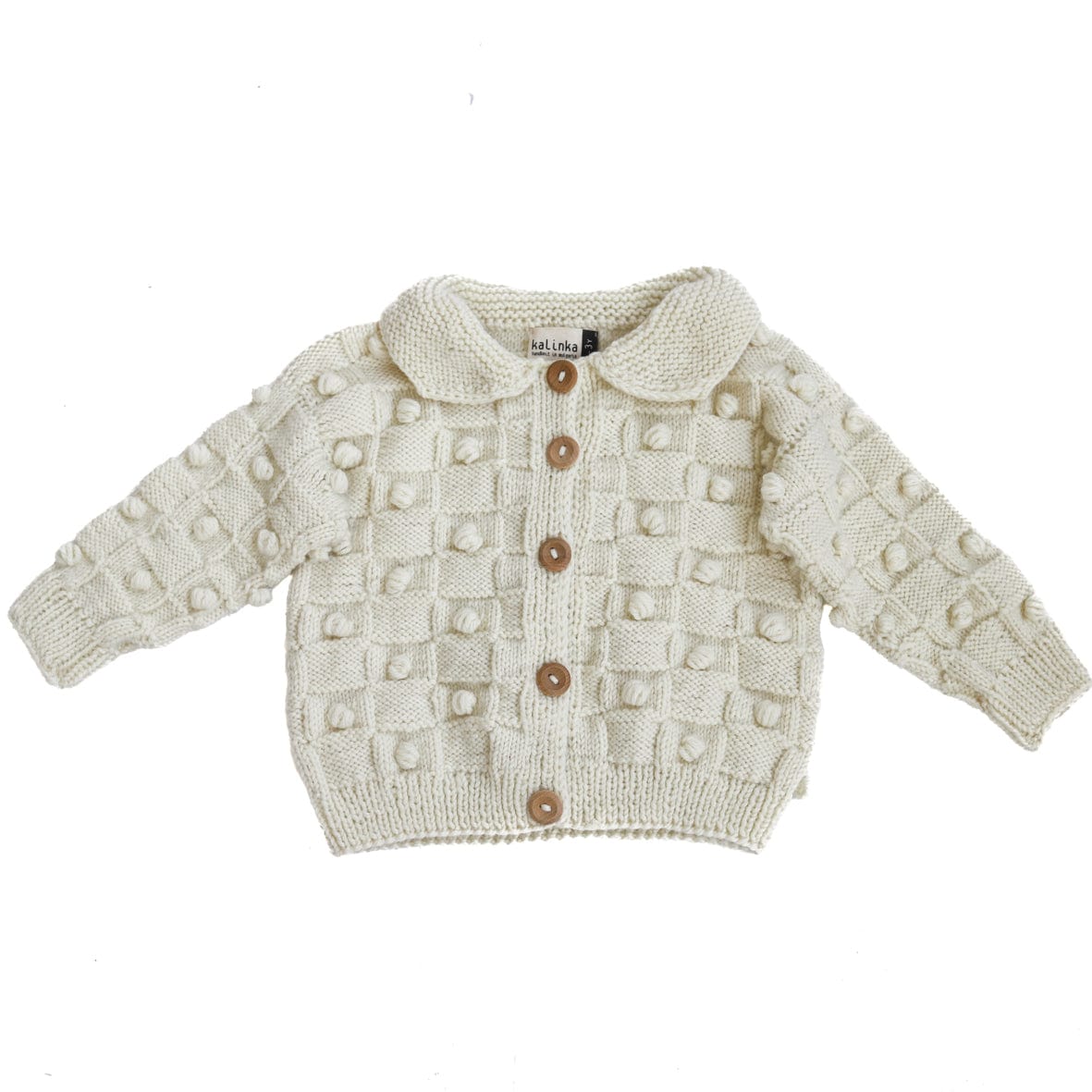 Kalinka Ravena Cardigan- Ivory – JellyBeanz Kids