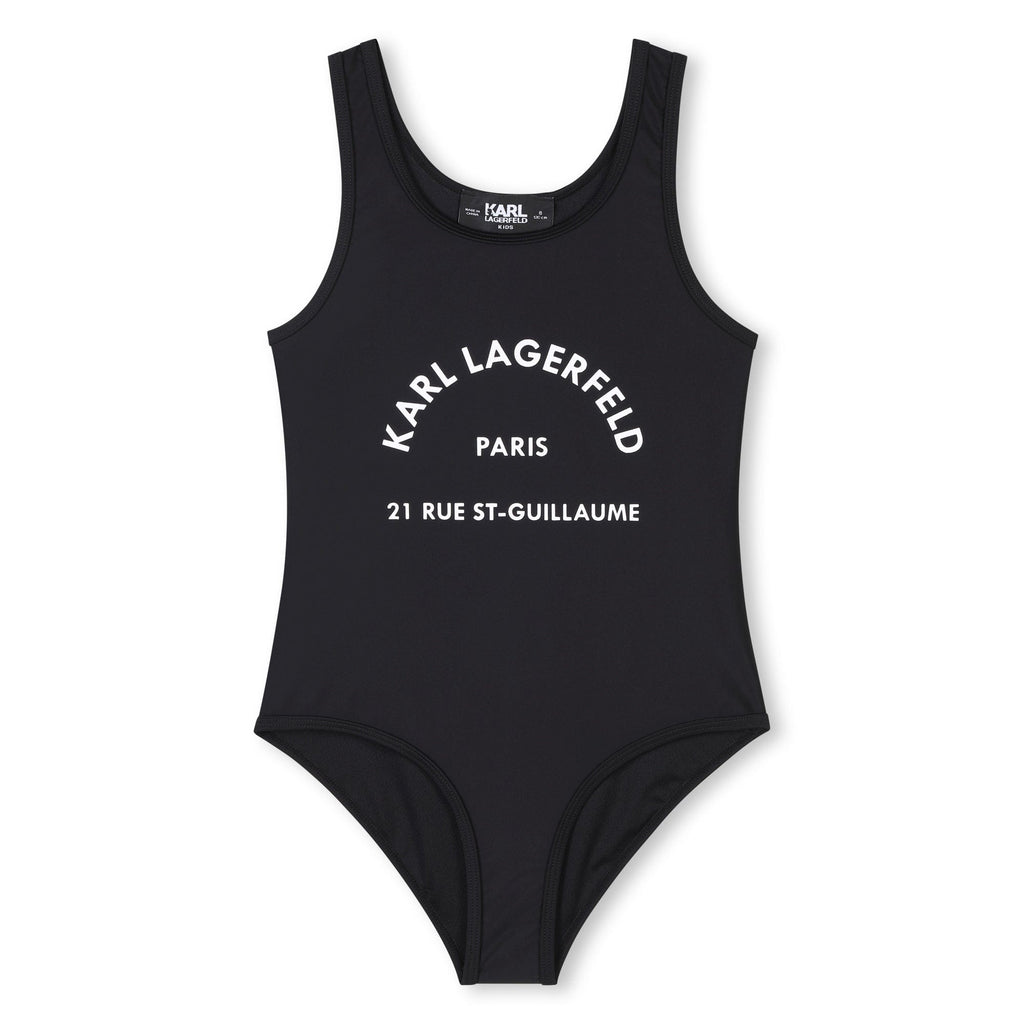 Karl Lagerfeld Bathing Suit Jellybeanzkids Karl Lagerfeld Logo Black Bathing Suit