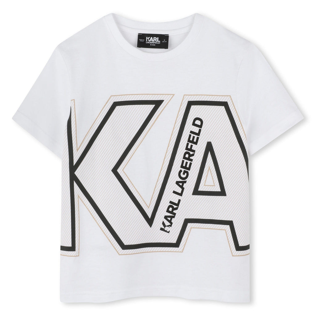 Karl Lagerfeld T-shirt Jellybeanzkids Karl Lagerfeld Boys Logo T-shirt