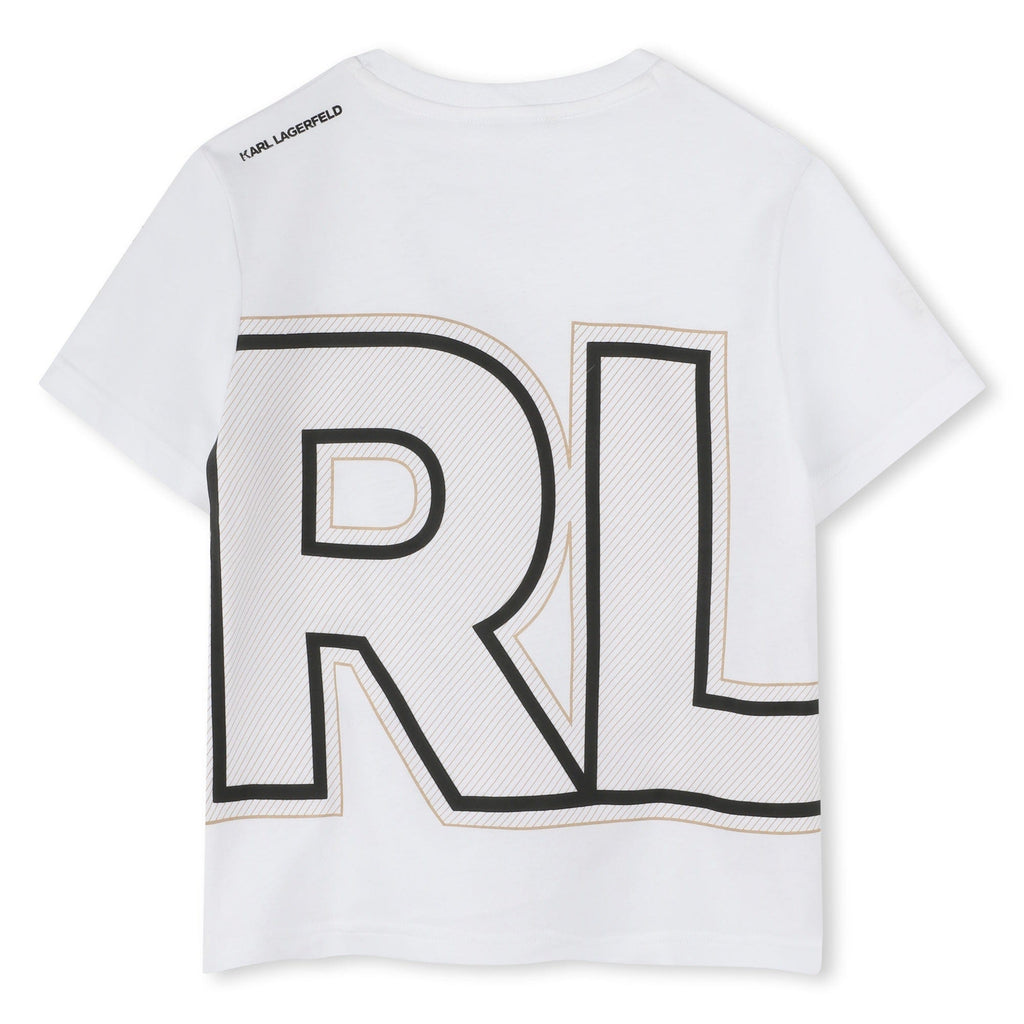 Karl Lagerfeld T-shirt Jellybeanzkids Karl Lagerfeld Boys Logo T-shirt