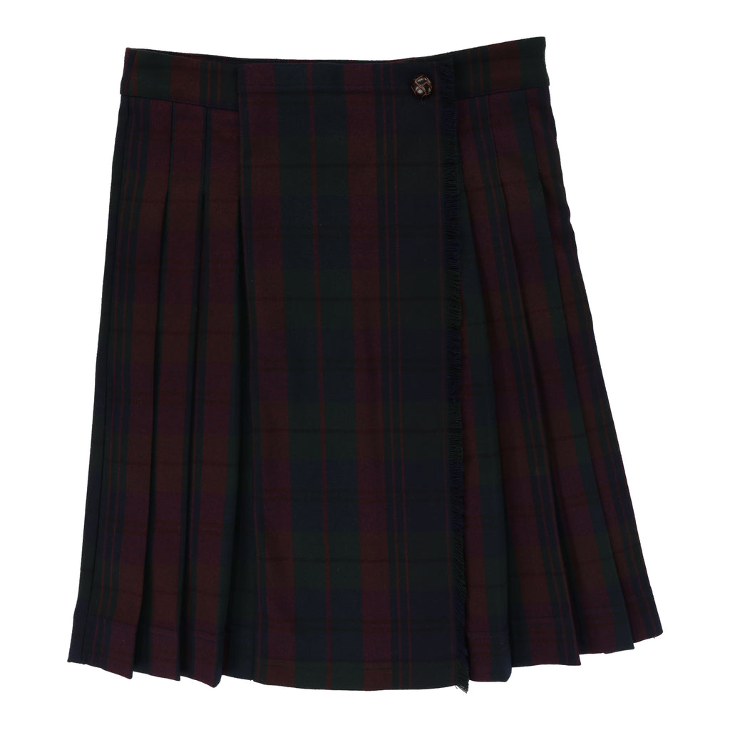 Lil Legs Kilt Skirt- Burgundy Plaid