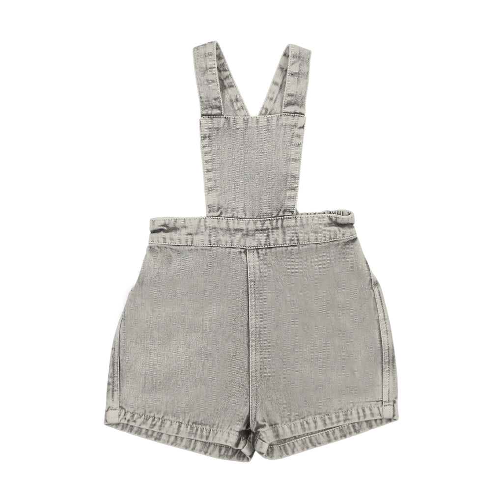 Kin + Kin Denim Romper- Blue-Grey Denim