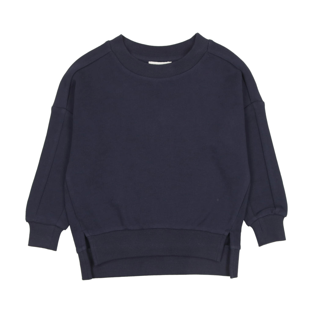 Kin+ Kin Tonal Sweatshirt w/ Applique- Blue