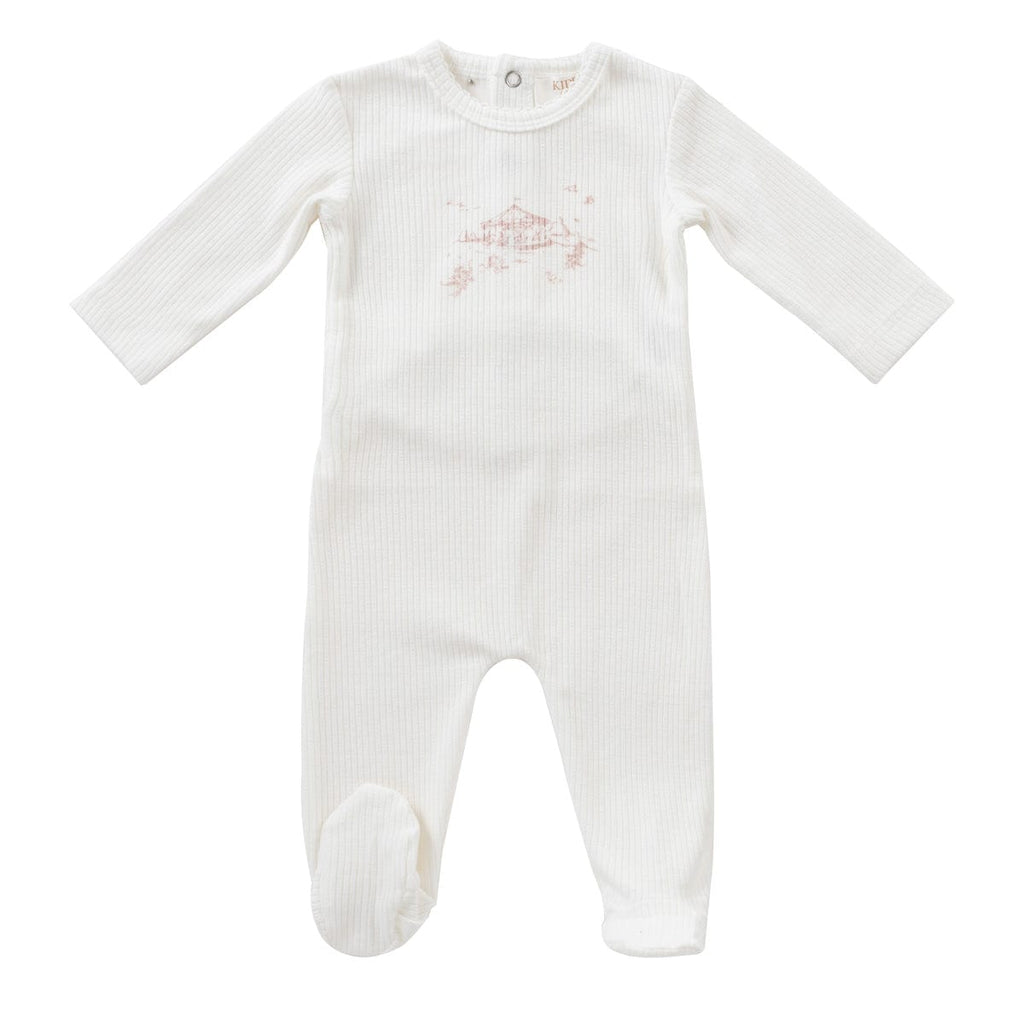 Kipp Footie Jellybeanzkids Kipp Carousel Layette Set- Pink