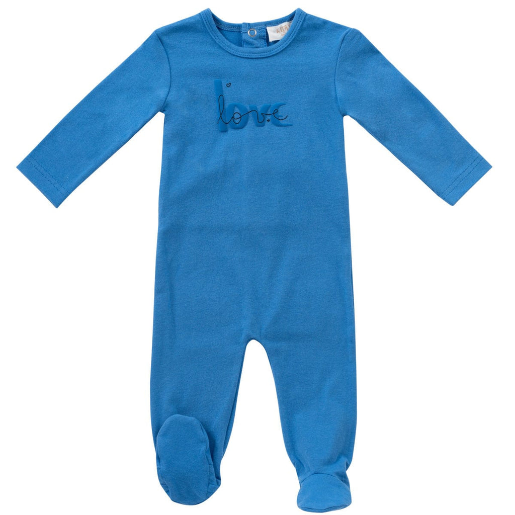 Kipp Footie Jellybeanzkids Kipp Love Romper- Blue