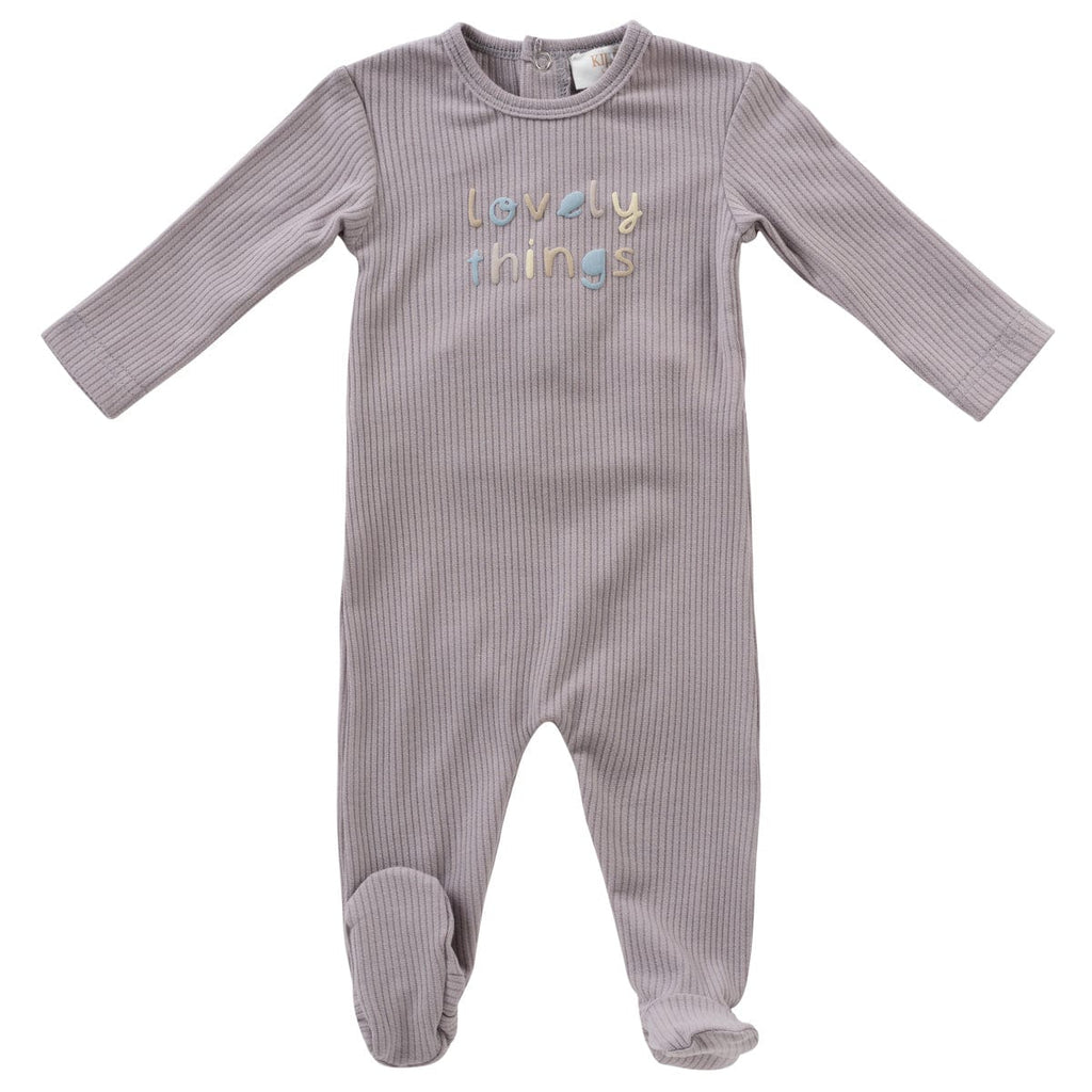 Kipp Footie Jellybeanzkids Kipp Lovely Things Romper- Lavender