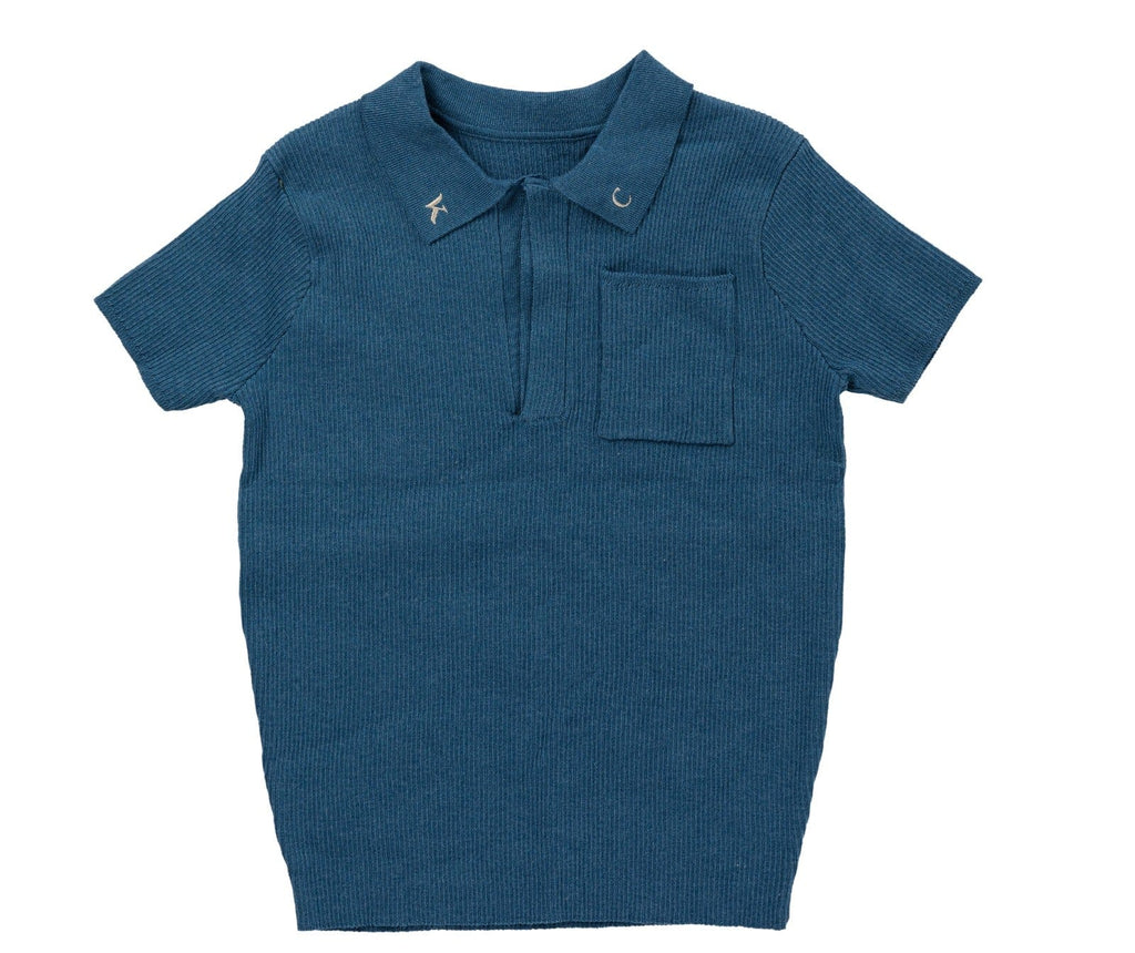 Kipp Set Jellybeanzkids Kipp Hayden Ribbed Knit Set- Aqua