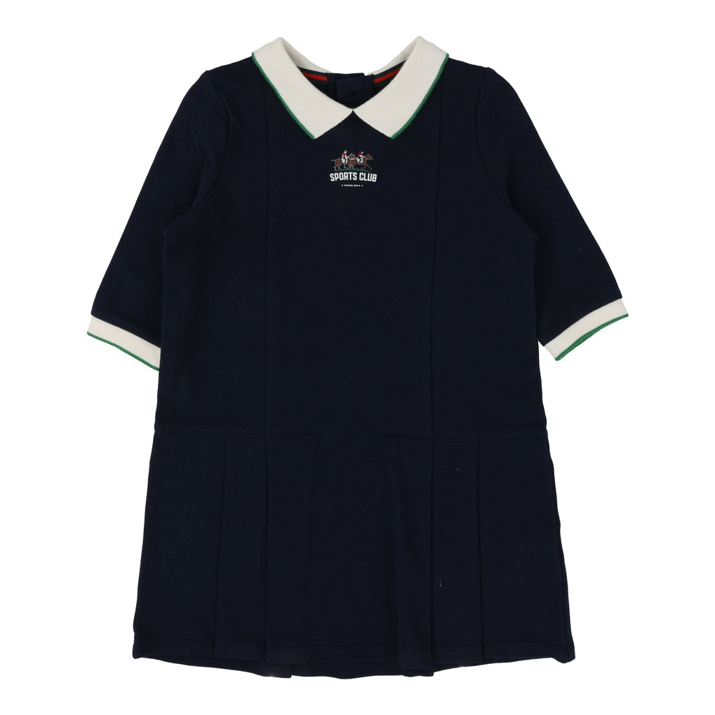 Lil Legs Dress Jellybeanzkids Lil Legs Pique Dress Long Sleeve- Navy