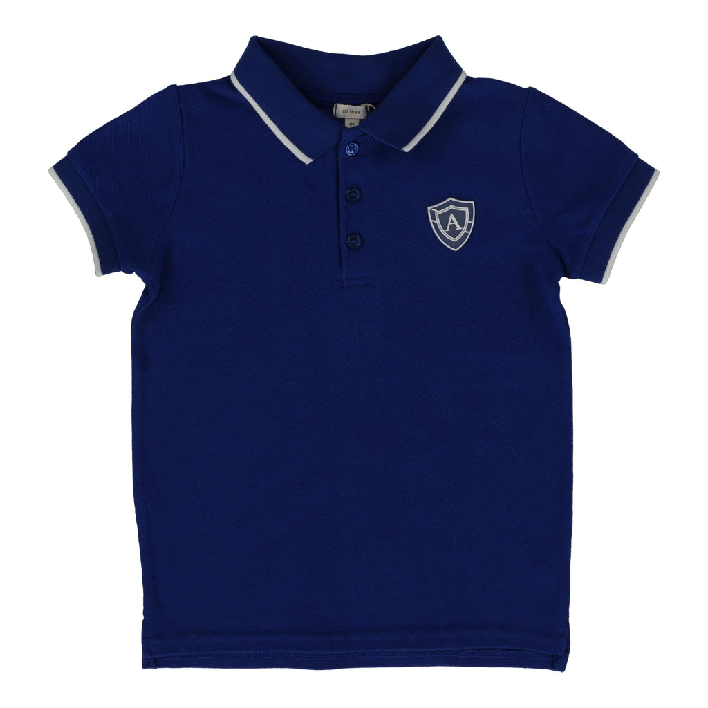 Lil Legs Polo Jellybeanzkids Lil Legs Logo Polo-Royal Blue